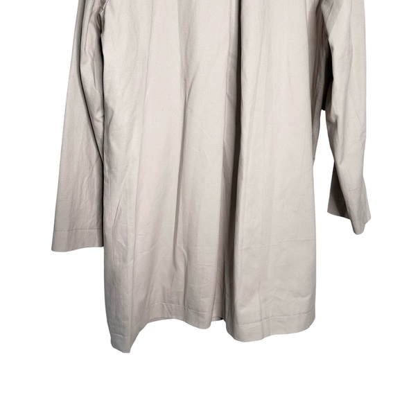 Garnet Hill | Modern Pleated Trench Coat Size 18 - Picture 6 of 10